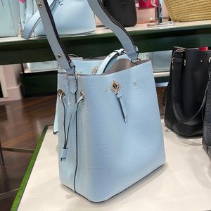 Kate Spade Marti Large Bucket Bag Blue Glow
